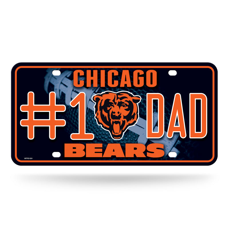 # 1 Dad Bears Metal Tag