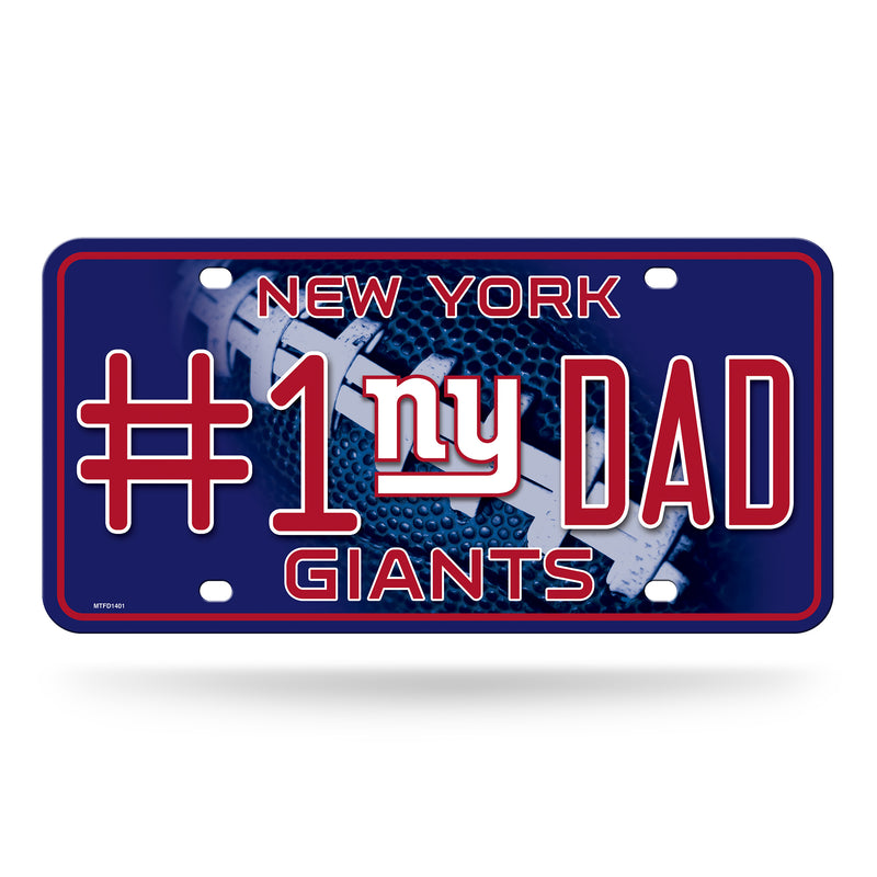 # 1 Dad Giants-NY Metal Tag